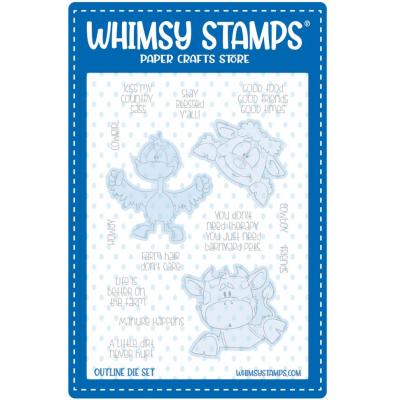Whimsy Stamps Dies - Barnyard Friends